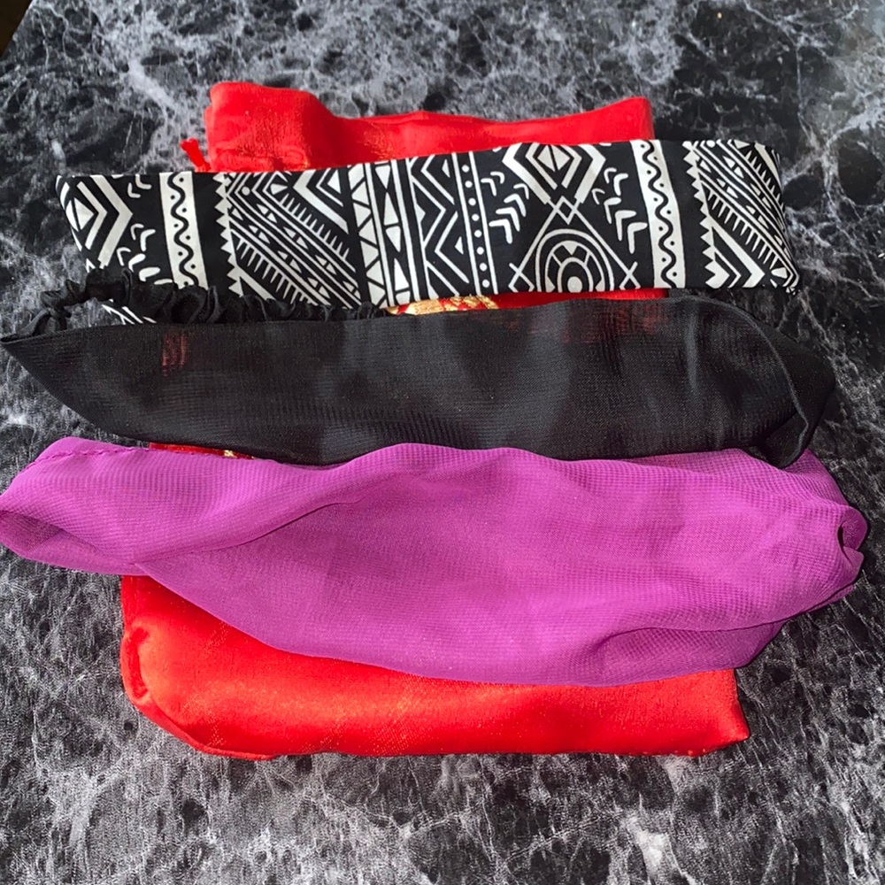 Bundle of 3 silky headbands, all new never worn.